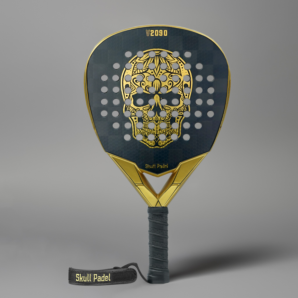 Skull Padel V2090 - Black Gold 24K