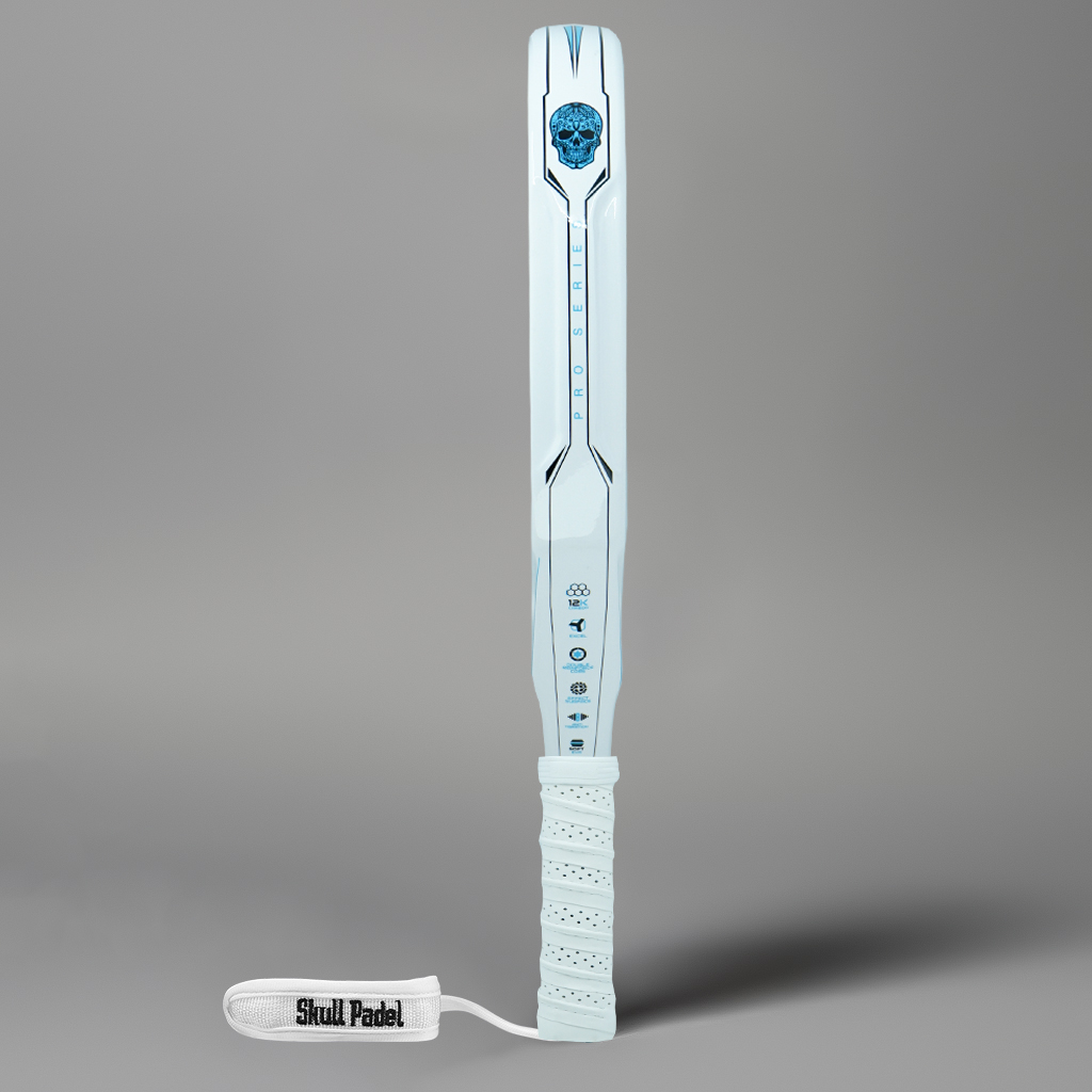 Skull Padel V2080 - White Blue 12K - Image 4